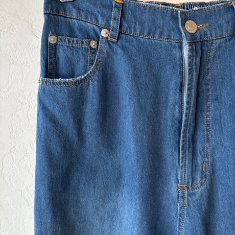 curve denim  pants (2color)