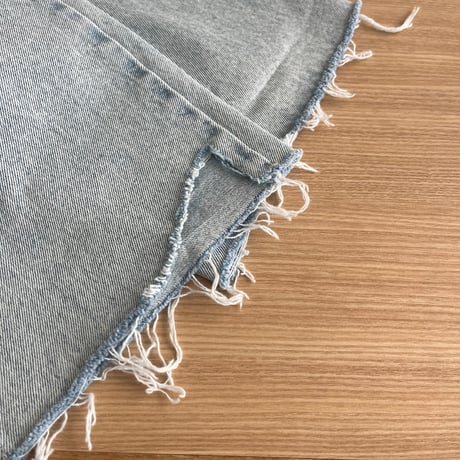 cutting denim pants