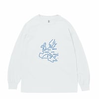 【VOYAGE-1】map long t-shirt