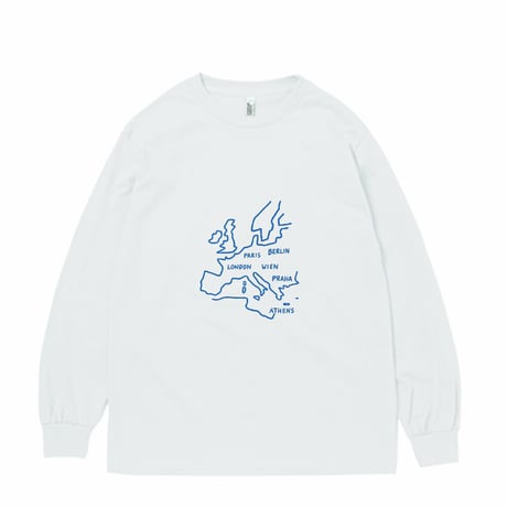 【VOYAGE-1】map long t-shirt