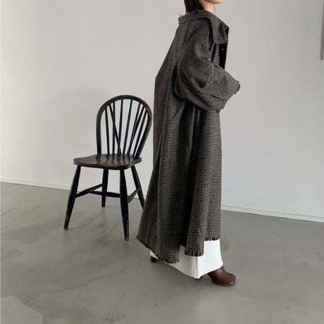 [original] fringe design coat (2color)