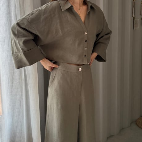 jean shirt（2color）※セット着用可能