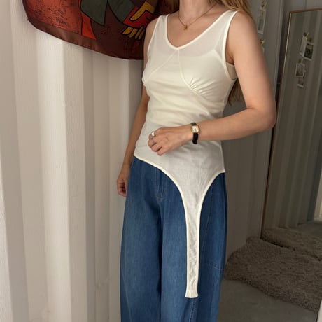 asymmetry tank top