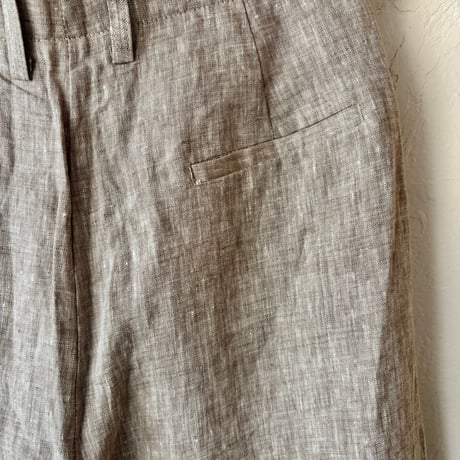 linen wide pants (2color)