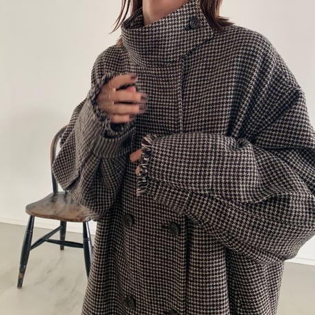 [original] fringe design coat (2color)