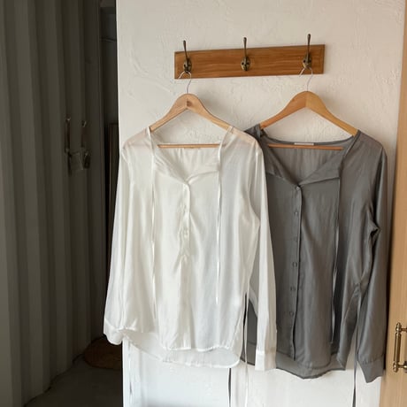 flat blouse (2color)