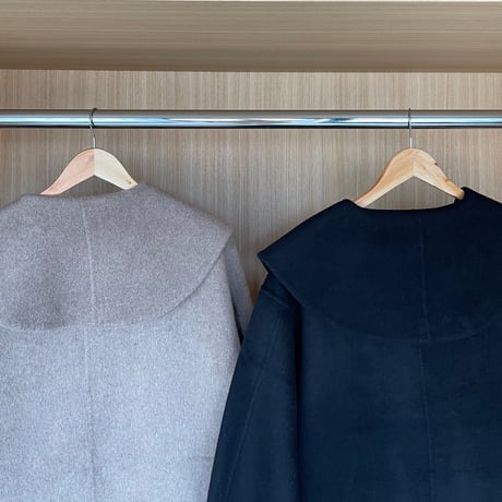 [original] big shoulder short duffle coat (2color)[FL2254]