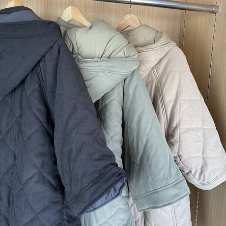 [original] reversible quilting coat (3color)
