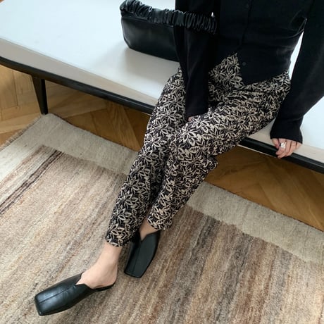 [original]embroidery pants (2color)