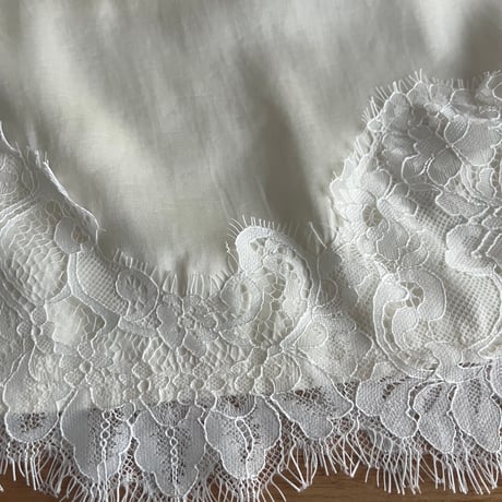 satin lace skirt
