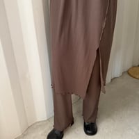 slit rib pants