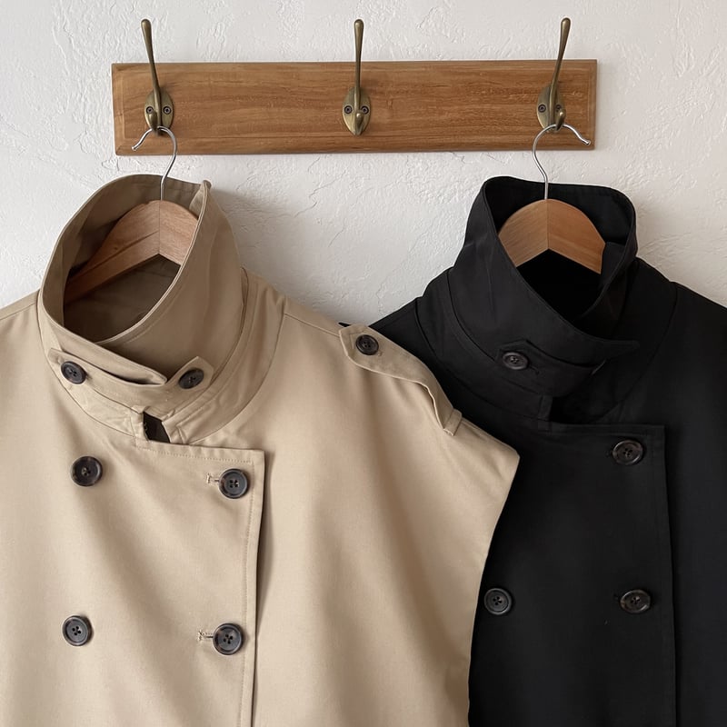 ジャケット・アウター 2WAY LAYER TRENCH COAT seyto（セイト）の「Two tone layered trench coat / ツートーン