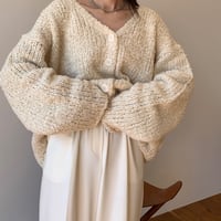 texture knit cardigan