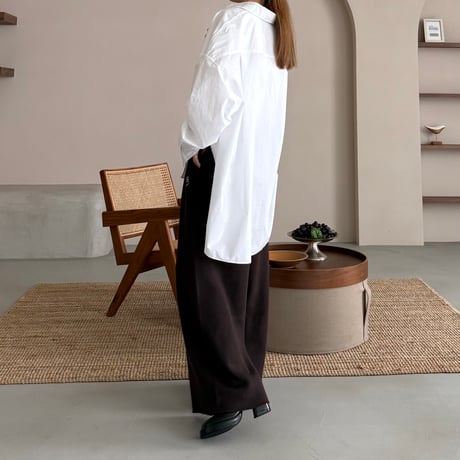 knit logo pants