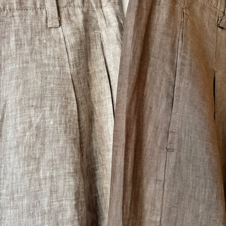 linen wide pants (2color)