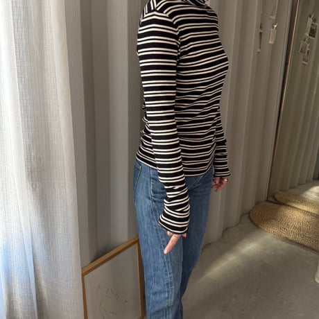 [Japan made]cashmere soft rib turtle（4color）