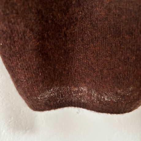 button high neck knit
