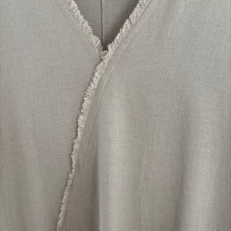 fringe linen one-piece (3color)