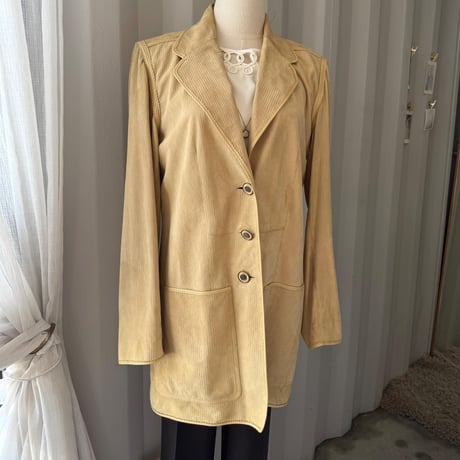 [LOEWE] suède long jacket