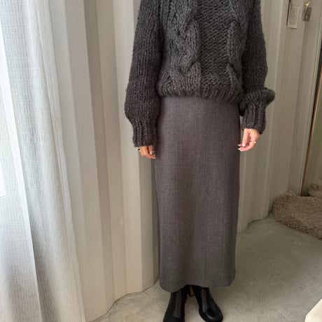 tweed skirt（2color）