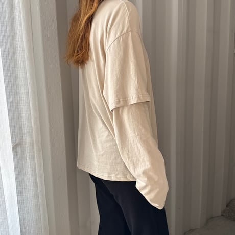 urban layerd long t-shirt（3color）