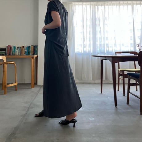 [Japan made] ruff long skirt (3color)