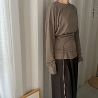 rib folder neck tops