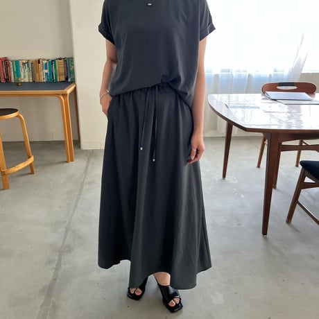 [Japan made] ruff long skirt (3color)