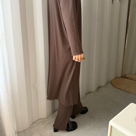 slit rib one-piece