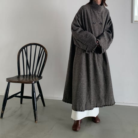 [original] fringe design coat (2color)