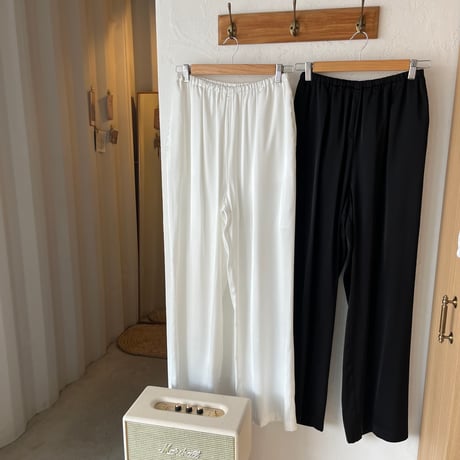 satin pants (2color)