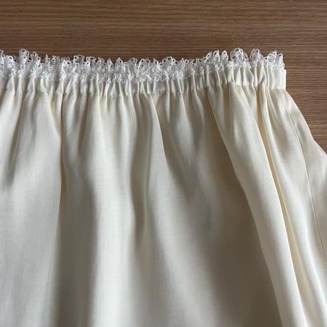 satin lace skirt