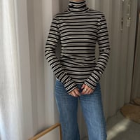 [Japan made]cashmere soft rib turtle（4color）