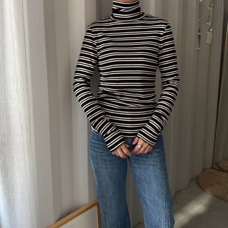 [Japan made]cashmere soft rib turtle（4color）