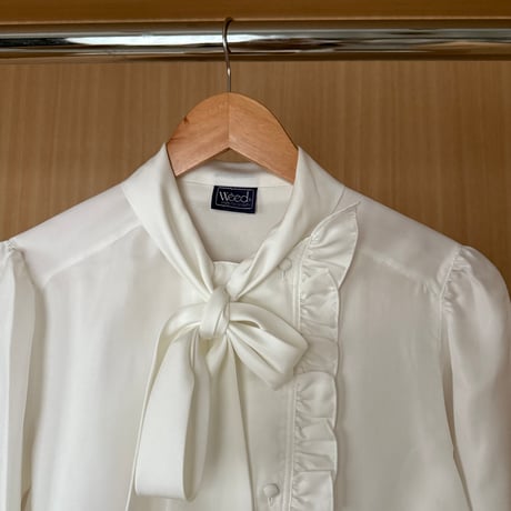 90’ tie blouse