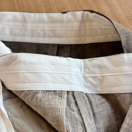 linen wide pants (2color)