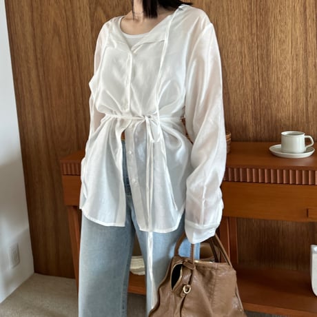 flat blouse (2color)