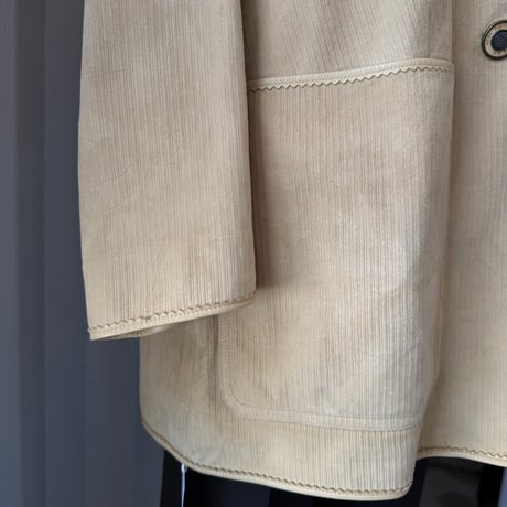 [LOEWE] suède long jacket