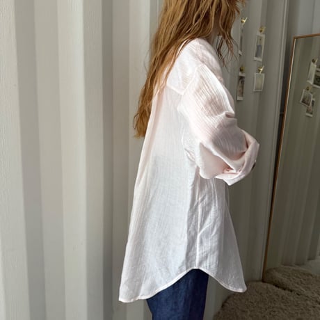 sheer over shirt (2color)