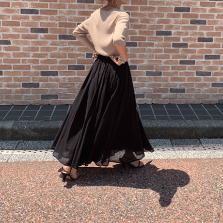 flare skirt (3color)