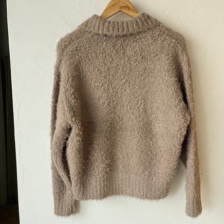 fancy yarn Knit cardigan（2color）