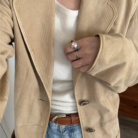 [LOEWE] suède long jacket