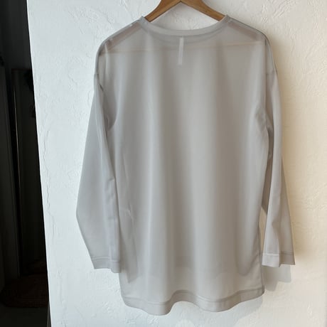 [Japan made] sheer long sleeve t-shirt