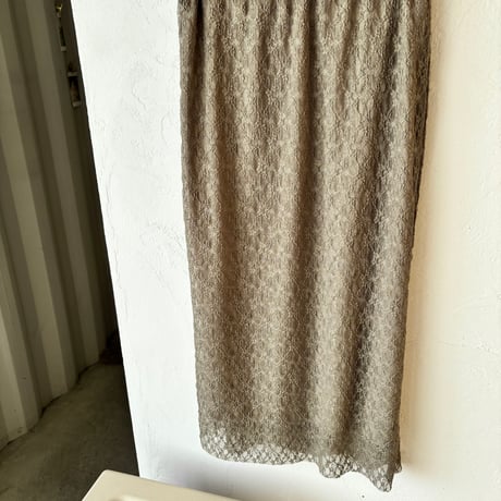 [Japan made] lace long skirt
