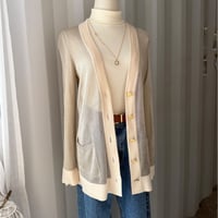 [HERMES] sheer knit cardigan