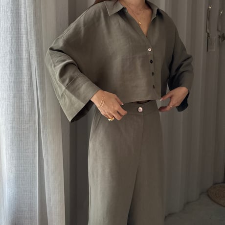 jean shirt（2color）※セット着用可能