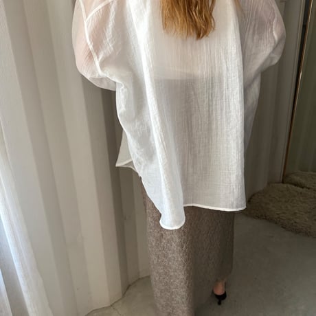 [Japan made] lace long skirt