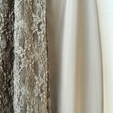[Japan made] lace long skirt
