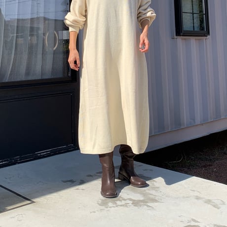 round toe long boots (3color)