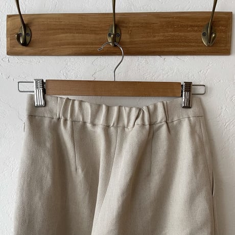 [original] linen straight pants